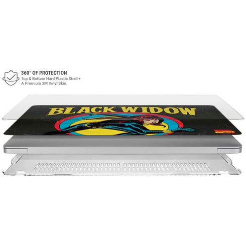 Marvel Classic Comics Black Widow MacBook Air 15in (2023-2025) Case plus Skin